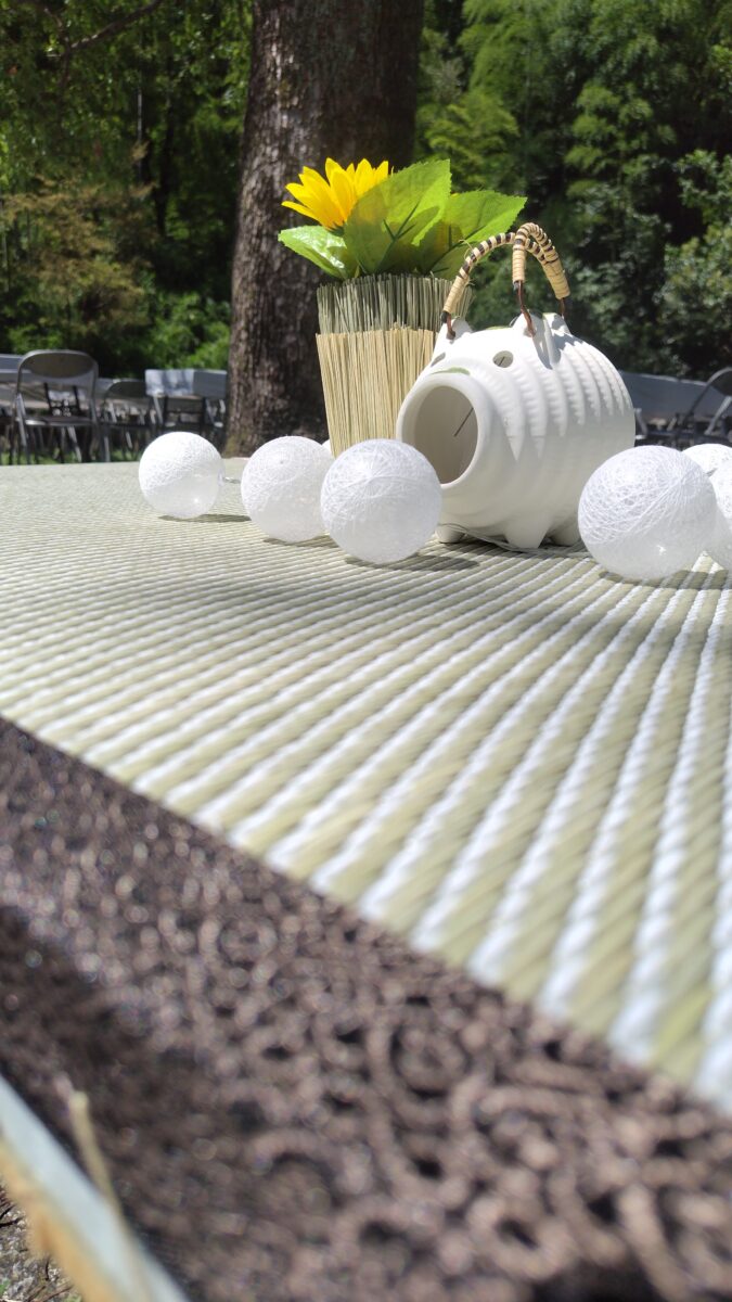 畳縁台、出しました🪑